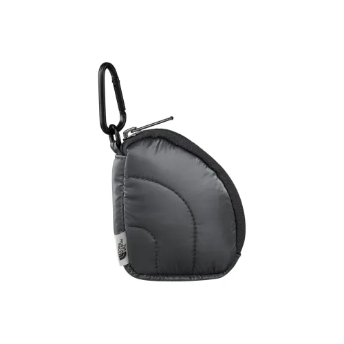 THE NORTH FACE Нейлон Монета Кошелек Мини Унисекс Серебристо-Серый