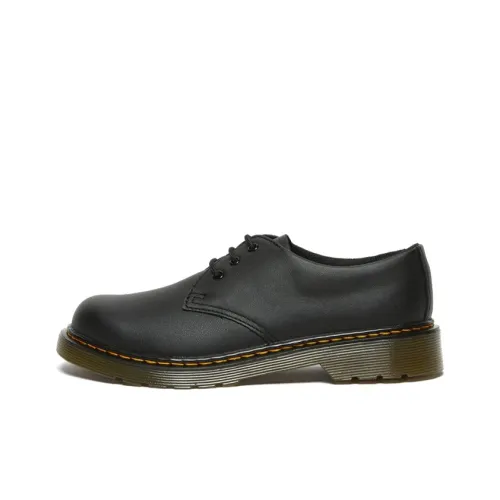 Dr.Martens Детская кожаная обувь с низким верхом для школьного возраста