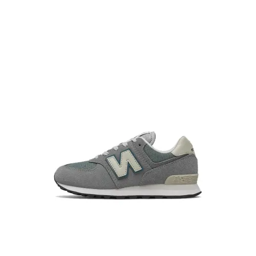 New Balance NB 574 Series Low Топ Детские беговые кроссовки Угольно-серый для детей 3-7 лет