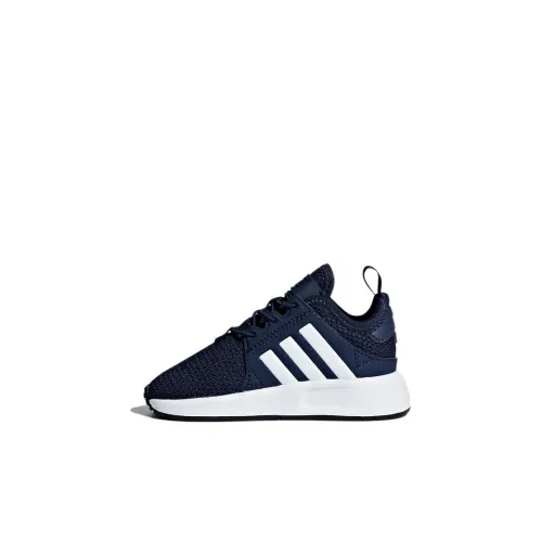 Adidas Originals X_PLR Дышащий Низкий Топ Спортивная Повседневная Обувь Синий Белый Для Малышей и Детей