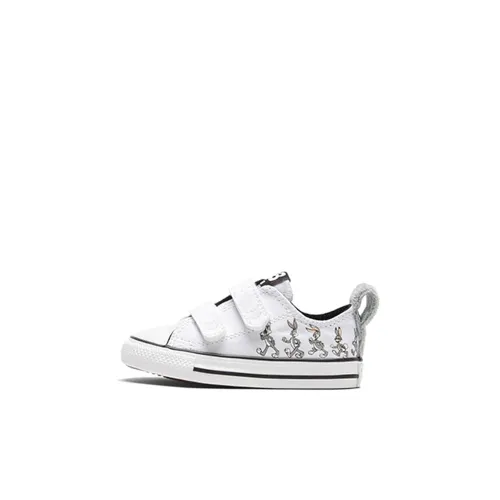 Bugs Bunny x Converse Chuck Taylor All Star GS Low Топ Скейтборд Кроссовки Белый Infant и Toddler