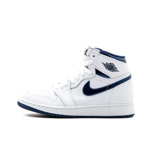 Jordan Air Jordan 1 Детские баскетбольные кроссовки High Топ Унисекс