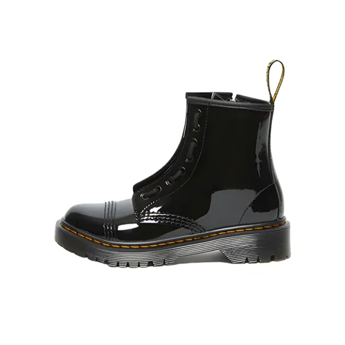 Dr.Martens Детские кожаные сапоги для школьного возраста