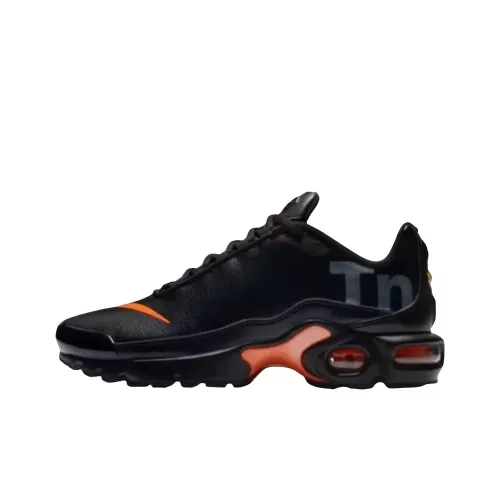 Nike Air Max Plus TN SE Амортизация Износостойкий Низкий Топ Детские Беговые Кроссовки Черные Подростки