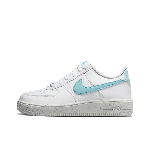 Nike Air Force 1 Crater Low Топ Детские Скейтбординги Белый Синий Подростки