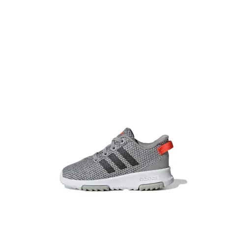 ADIDAS NEO Racer TR21 Дышащая Низкая Обувь для малышей Серый Черный Infant и Toddler