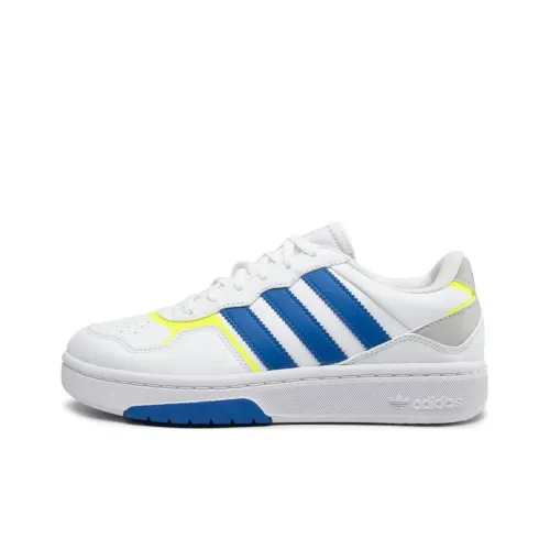 Adidas Originals Courtic Износостойкий и Легкий Низкий Топ для Скейтбординга Детский Белый и Синий Подростковый