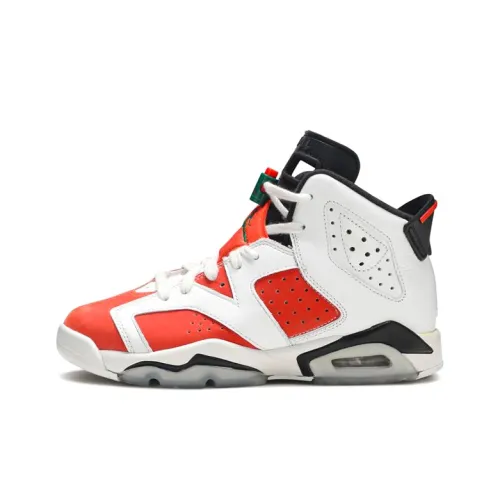Jordan Air Jordan 6 High Топ Детские Баскетбольные Кроссовки Белый
