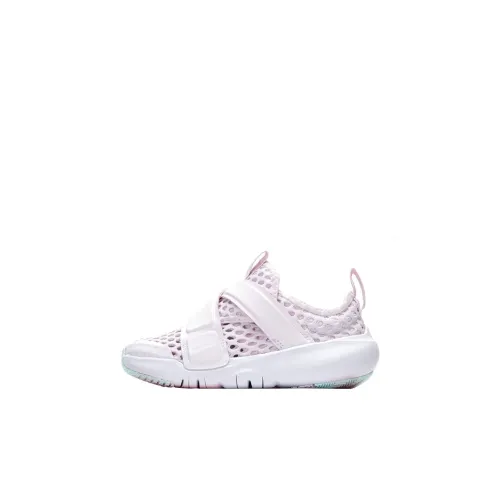 Nike Flex Advance BR противоскользящие амортизирующие и дышащие низкие беговые кроссовки для малышей и детей младшего возраста светло-розового цвета