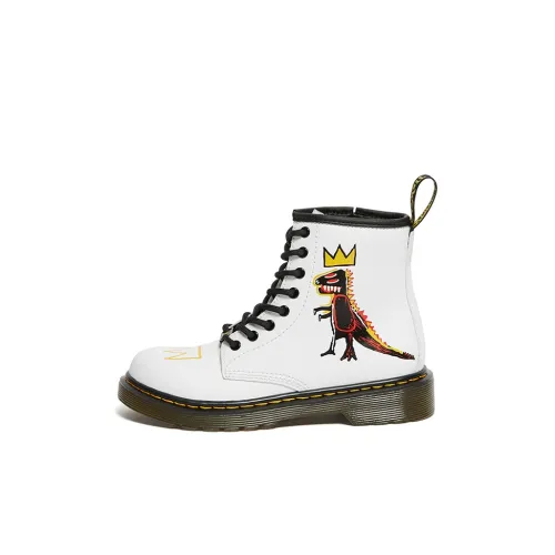 Jean Michel Basquiat x Dr.Martens Мартин Ботинок Белый Детский