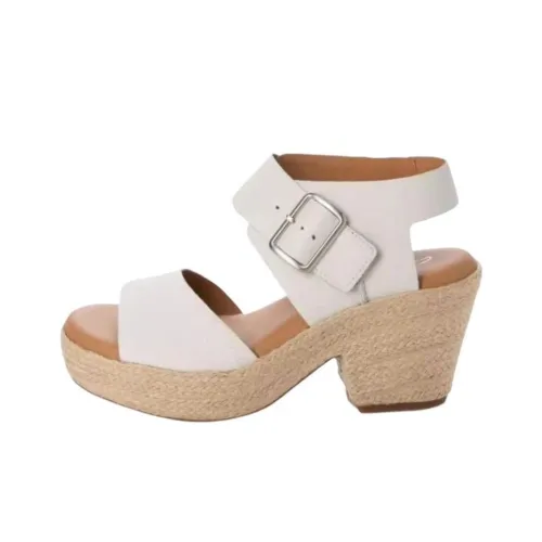 Clarks One Ремешок Сандалии Женские Белые