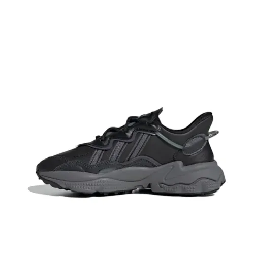Adidas Originals Дышащие Низкие Кеды KIDS Lifestyle Shoes Черные Подростки