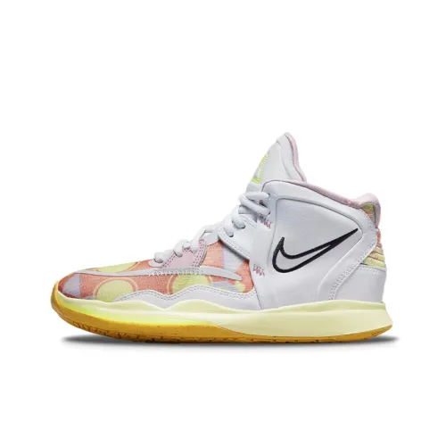 Nike Kyrie 8 Infinity MID Топ Детские Баскетбольные Кроссовки Белый Многоцветный