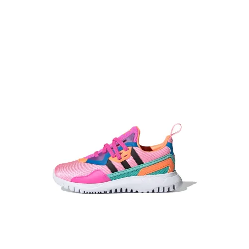 Adidas Originals Flex Collection El C Low Топ Спортивная повседневная обувь Розовый черный Синий Дети 3-7 лет