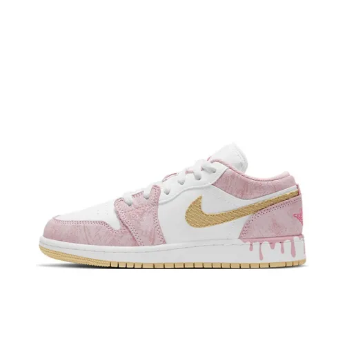 Jordan Air Jordan 1 Детские баскетбольные кроссовки Low Топ Унисекс