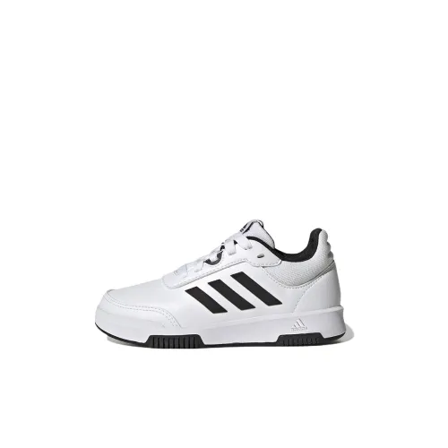 Adidas Neo TENSAUR SPORT Тренировки Кружево K Устойчивый к истиранию Низкий Топ Детские Скейтбординги Белый Черный Детский