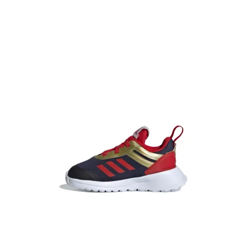 Adidas Rapida Avengers El I Slip Resistant And Дышащий Низкий Топ Обувь для малышей Синий Красный Золотой Infant и Toddler