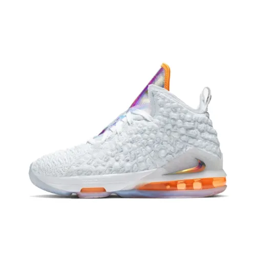 Nike Lebron 17 Детская баскетбольная обувь MID Топ для школьного возраста