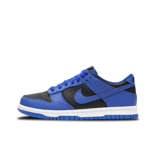 Nike Dunk Hyper Кобальт Slip-resistant Abrasion-resistant Low Top Детские Скейтбординги Королевский синий