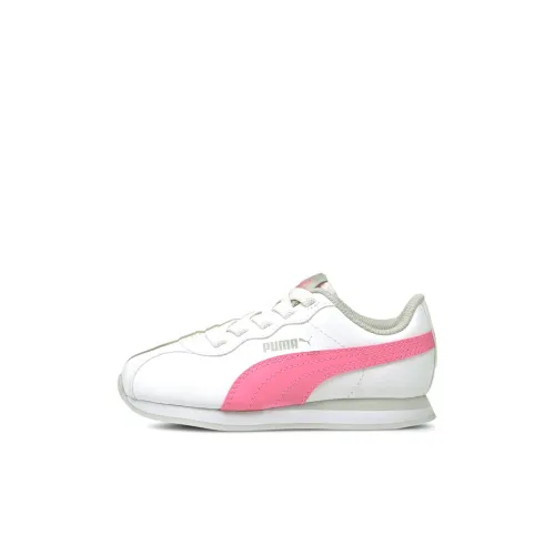 PUMA Turin II AC Детские повседневные кроссовки Розовый Белый Серый для детей 3-7 лет