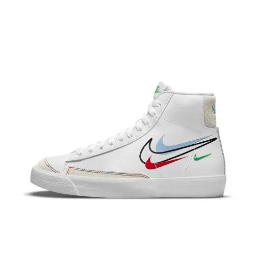 Nike Blazer '77 Устойчивый к истиранию MID Топ Детские Скейтбординги Экрю