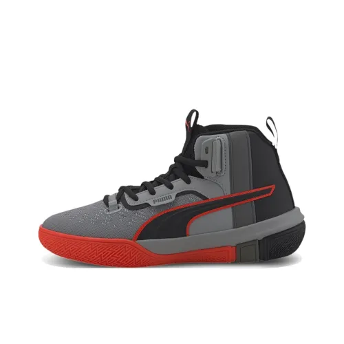 PUMA Legacy Disrupt High Топ Баскетбольные Кроссовки Черный Красный Подростки