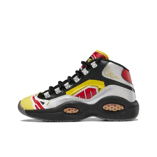 Reebok Question Детские баскетбольные кроссовки MID Топ Школьный возраст