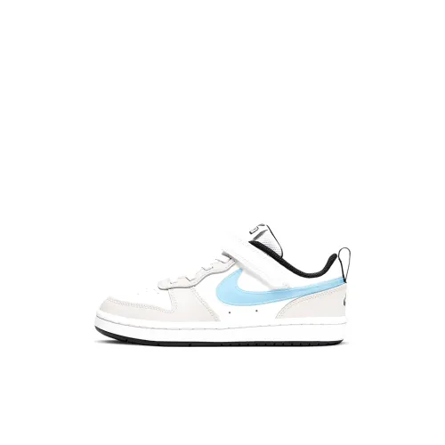 Nike Court Borough Low 2 Ksa Low Топ Кроссовки для скейтбординга Серый Белый Синий Дети Возраст 3-7 лет
