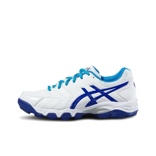 Asics Гель Blackheath 6 Устойчивый к истиранию Низкий Топ Детская Беговая Обувь Белый Синий Подростки