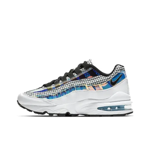 Nike Air Max 95 Low Топ Детские беговые кроссовки Белый Подростки
