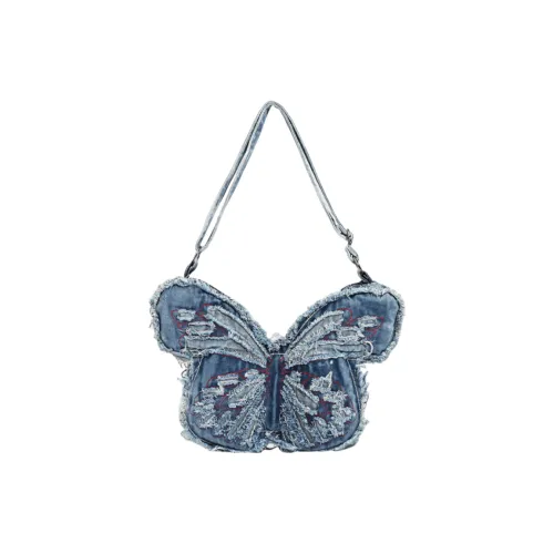 NOMK Denim Рюкзак Сумка через плечо Стандартная Женская Светло-синий Оливково-зеленый