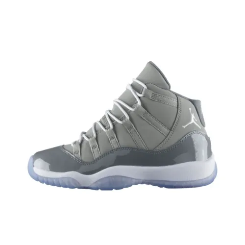 Jordan Air Jordan 11 Retro Cool GREY High Top Детские баскетбольные кроссовки Серый 2010 Подростки