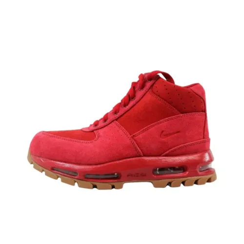 Nike Air Max Goadome GS Удобный Универсальный Амортизация Высокий Топ Детская Туристическая Обувь Красный Подростки