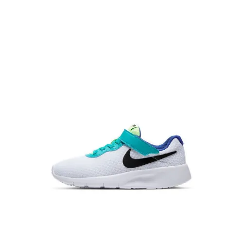 nike Tanjun Low Топ Kids Lifestyle Shoes Белый Зеленый Дети Возраст 3-7 Лет