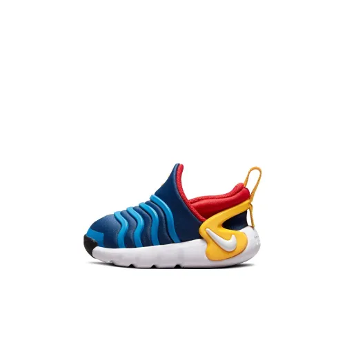 Nike Dynamo GO Flyease Устойчивый к истиранию Дышащий Низкий Топ Спортивная Повседневная Обувь Синий Для Малышей и Детей