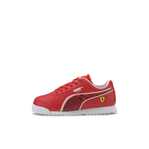 PUMA Scuderia Ferrari ROMA Детские тренировочные кроссовки красный для детей 3-7 лет