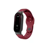 Премиум с рельефом, силиконовый ремешок - бургундский