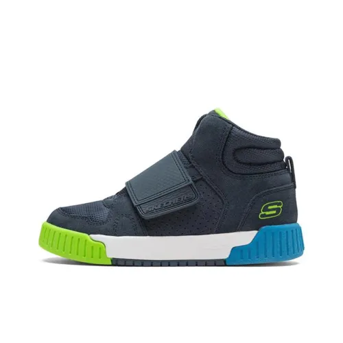 Skechers Adapters High Топ Детские Скейтбординги Морской синий Подростки