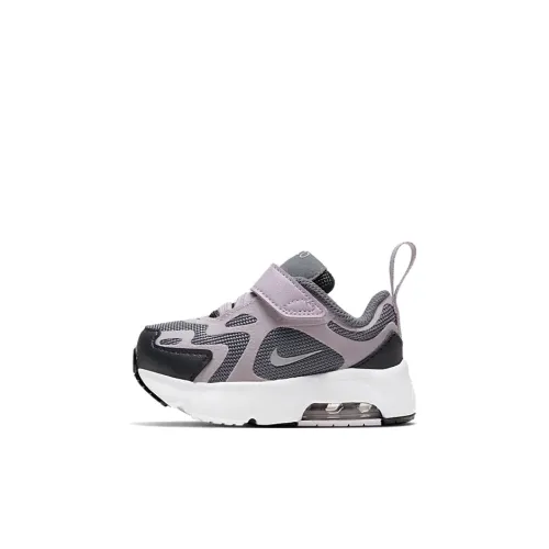 Nike Air Max 200 Low Топ Беговые кроссовки Черно-розовый Infant и Toddler