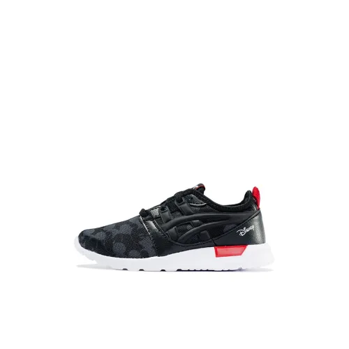Asics Gel Lyte Hikari Low Топ Детские беговые кроссовки Черно-красный Children Возраст 3-7 лет