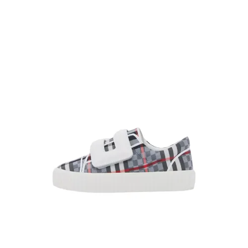 Burberry Низкий Топ Детские Скейтбординги Серый Красный Белый для детей 3-7 лет