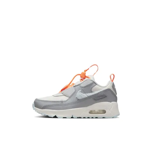 Nike Air Max 90 Toggle SE Kids Lifestyle Shoes Серый Белый Синий Дети Возраст 3-7 Лет