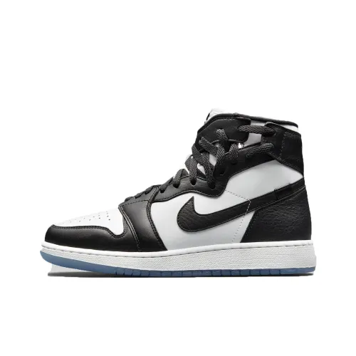 Jordan Air Jordan 1 Rebel XX Concord Износостойкие Высокие Детские Баскетбольные Кроссовки Черно-белые
