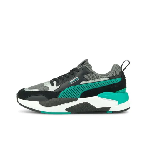 Mercedes F1 X PUMA X Ray 2 Low Топ Kids Lifestyle Shoes Черный Серый Зеленый Подростки