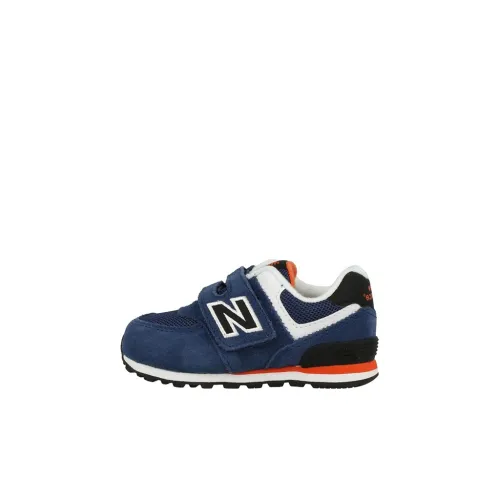 New Balance NB 574 Low Топ Беговые кроссовки для малышей Морской синий Infant и Toddler