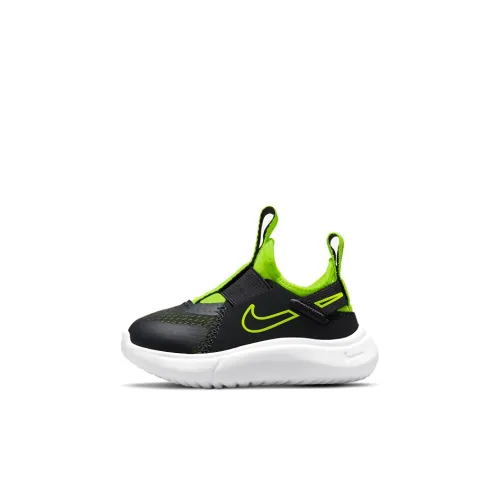 nike Flex Low Топ Обувь для малышей Черный Зеленый Infant And Toddler
