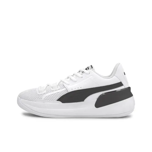 PUMA Clyde Hardwood Детские баскетбольные кроссовки Низкий топ Школьный возраст