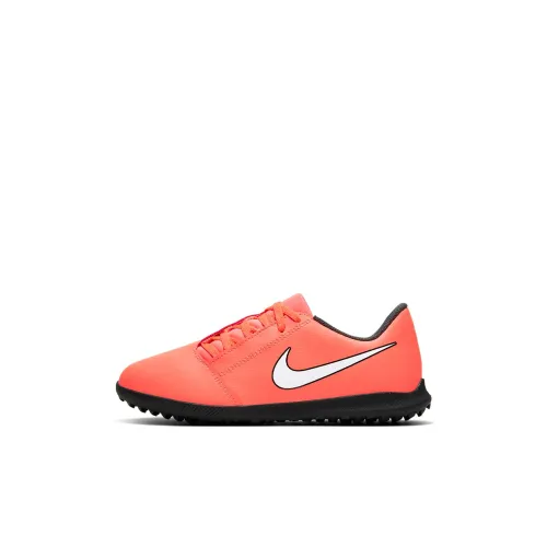 Nike Phantom Venom Slip-Resistant Низкие Детские Футбольные Бутсы Оранжевые Белые Черные Детские
