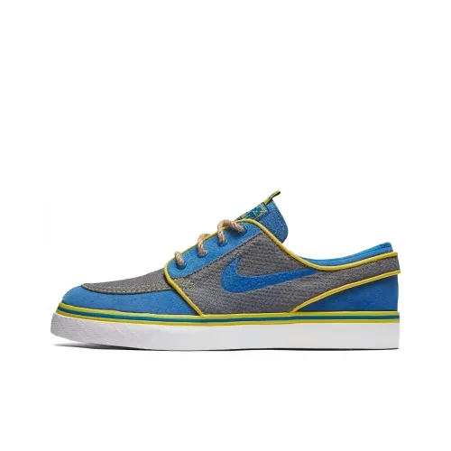 nike SB Stefan Janoski Doernbecher Амортизация Износостойкий Низкий Топ Детские Беговые Кроссовки Синие Серые Подростки