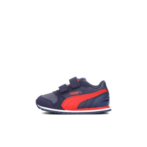 PUMA ST Runner V2 Low Топ Обувь для малышей Темно-синий Красный Infant And Toddler